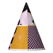 Scandinavian Geometric: Hand-getrokken kunstwerk. Feesthoedjes (Achterkant)