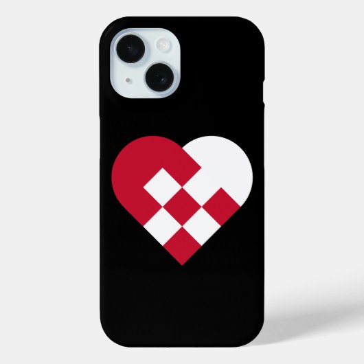 Scandinavian Heart Case-Mate iPhone Case (Achterkant)