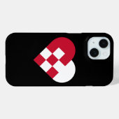 Scandinavian Heart Case-Mate iPhone Case (Achterkant (horizontaal))