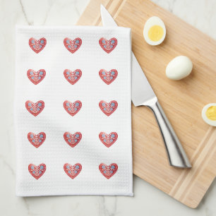 Scandinavian Heart Kitchen Towel Theedoek