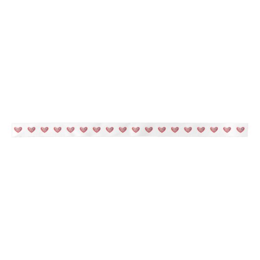Scandinavian Heart Ribbon Lint (Voorkant)