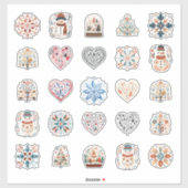 Scandinavian Holiday Sticker Pack (Vel)