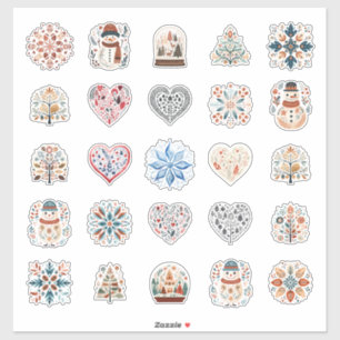 Scandinavian Holiday Sticker Pack