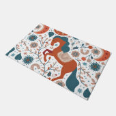 Scandinavian Horse Cute Deurmat (Schuin)