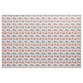 Scandinavian House Folk Art Pattern Stof (Yard (91,4 cm))