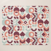 Scandinavian pattern design. Simple modern retro b Sherpa Deken (Voorkant (horizontaal))