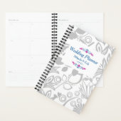 Scandinavian Pink Floral Pattern Planner (Display)
