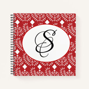 Scandinavian Red Heart persoonlijke laptop Notitieboek