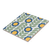 Scandinavian retro floral pattern, retro flower, v tegeltje (Zijkant)