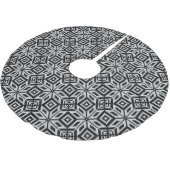 Scandinavian Selburose Kerstmis Knit Pattern Kerstboom Rok (Gekanteld)