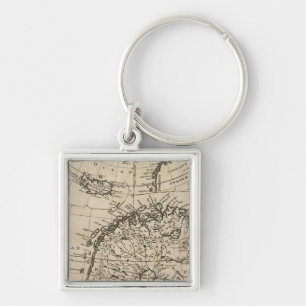 Scandinavië 4 sleutelhanger