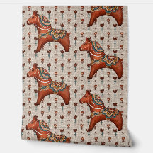  Scandinavië Folk Art Dala Horse