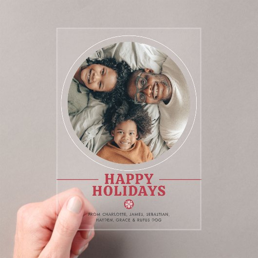 Scandinavie Joyeuses Fêtes Personnalisées Cartes (In situ (ordinateur de poche))