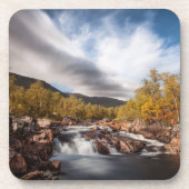 Scandinavië Landschapsfoto Bier Onderzetter (Voorkant)