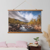 Scandinavië Landschapsfoto Hangend Wandkleed (Slaapkamer)