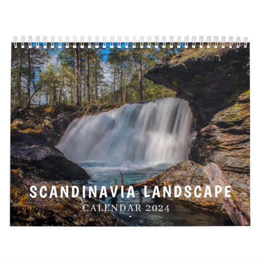 Scandinavië Landschapskalender 2024 Kalender (Hoes)