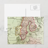 Scandinavië, Zweden, Denemarken Briefkaart (Voorkant / Achterkant)