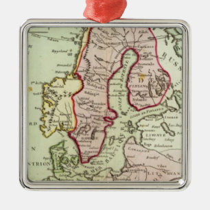 Scandinavië, Zweden, Denemarken Metalen Ornament