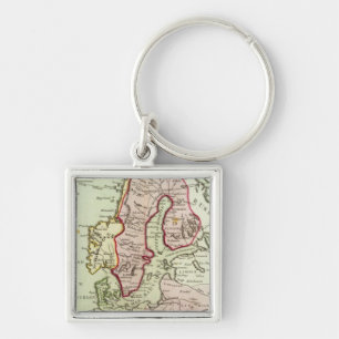 Scandinavië, Zweden, Denemarken Sleutelhanger