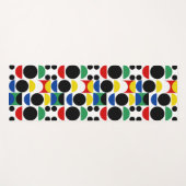 Scandinavisch Bauhaus-patroon uit het midden van d Yogamat (Voorkant (horizontaal))