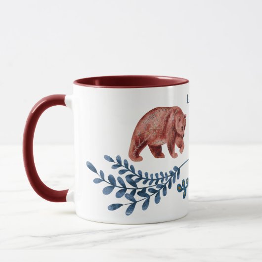 Scandinavisch Beer met noordse stijl en ventilator Mok (Links)