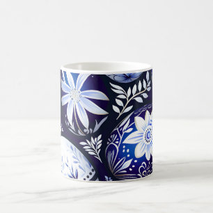 Scandinavisch Blauwe Paasei Lente Bloemstuk Koffiemok