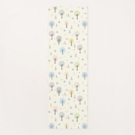 Scandinavisch bosnaadloos patroonpatroon yogamat