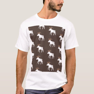 Scandinavisch chic:  naadloze patronen t-shirt