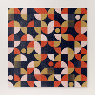 Scandinavisch Eenvoudig Vormen Geometrie Kunstwerk Legpuzzel