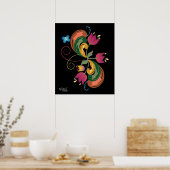 Scandinavisch Folk Art Style Poster (Keuken)