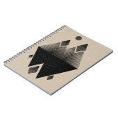 Scandinavisch geïnspireerd driehoeksontwerp notitieboek (Linkerzijde)