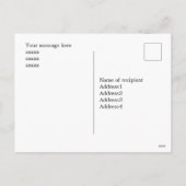 Scandinavisch geïnspireerd Xmas briefkaart. bewerk Feestdagenkaart (Achterkant)