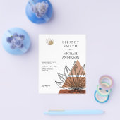 Scandinavisch Japandi Modern Abstract Data te Redd Flyer (Enkel)