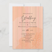 Scandinavisch Japandi Modern Abstract Trouwen (Voorkant)