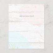 Scandinavisch Japandi Modern Abstract Trouwen (Achterkant)