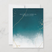 Scandinavisch Japandi Modern Abstract Trouwen (Achterkant)