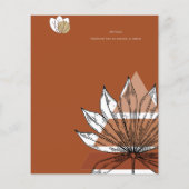 Scandinavisch Japandi Modern Abstracte Te Redden D Flyer (Achterkant)