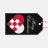 Scandinavisch Joelhart Cadeaulabel (Voorkant (Horizontaal))