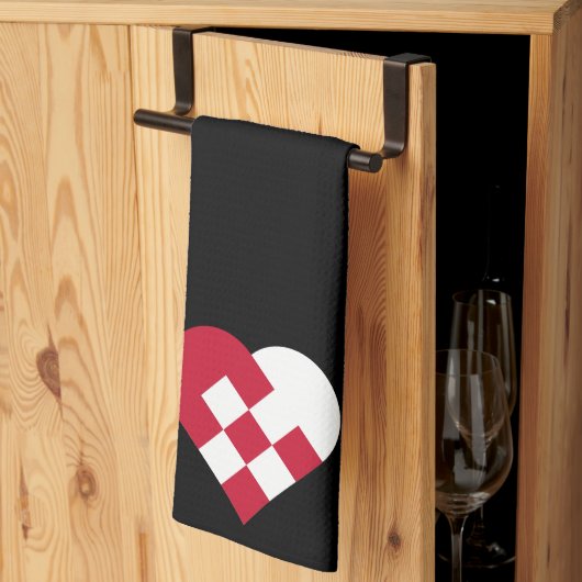 Scandinavisch Joelhart Theedoek (Derde Gevouwen)