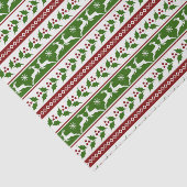 Scandinavisch kerst rendier tissuepapier (Detail)