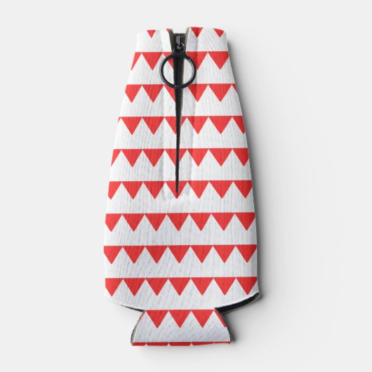 Scandinavisch Kerst Rocking Horse Custom Flesjeskoeler (Achterkant)