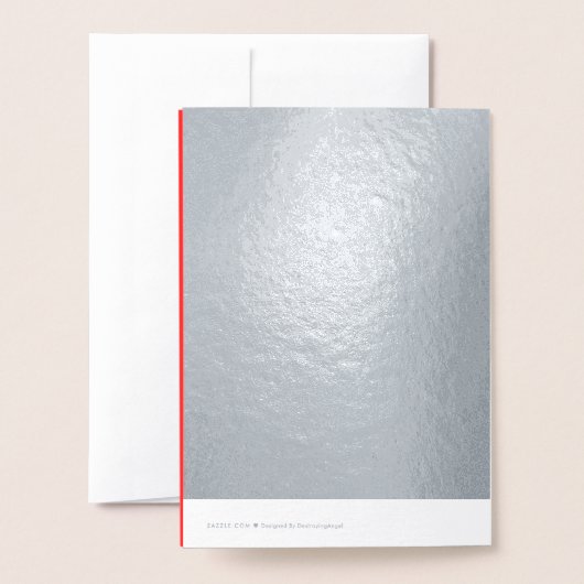 Scandinavisch Kerst Rocking Horse Custom Folie Kaarten (Met envelop)