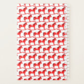 Scandinavisch Kerst Rocking Horse Custom Planner (Achterkant)