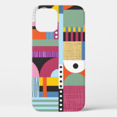 Scandinavisch kleurig patroon Case-Mate iPhone case (Achterkant)