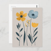 Scandinavisch minimalistisch #169 briefkaart (Voorkant / Achterkant)