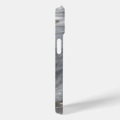 Scandinavisch modern chic grijs marmer monogram Case-Mate iPhone case (Achterkant / Rechts)