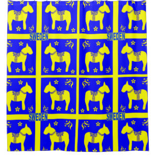 Scandinavisch ontwerp douchegordijn