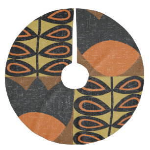 Scandinavisch ontwerp:  naadloos patroon kerstboom rok