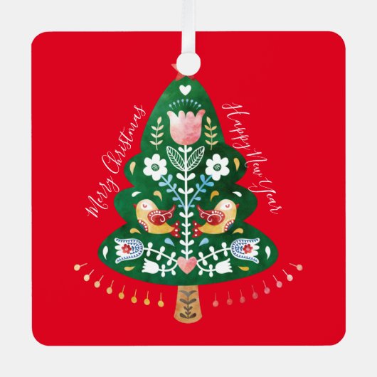 Scandinavisch Ornament voor kerstmis (Voorkant)