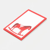 Scandinavisch schommelpaard post-it® notes (Schuin)
